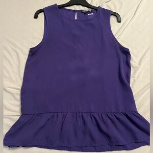 Express purple tank size small